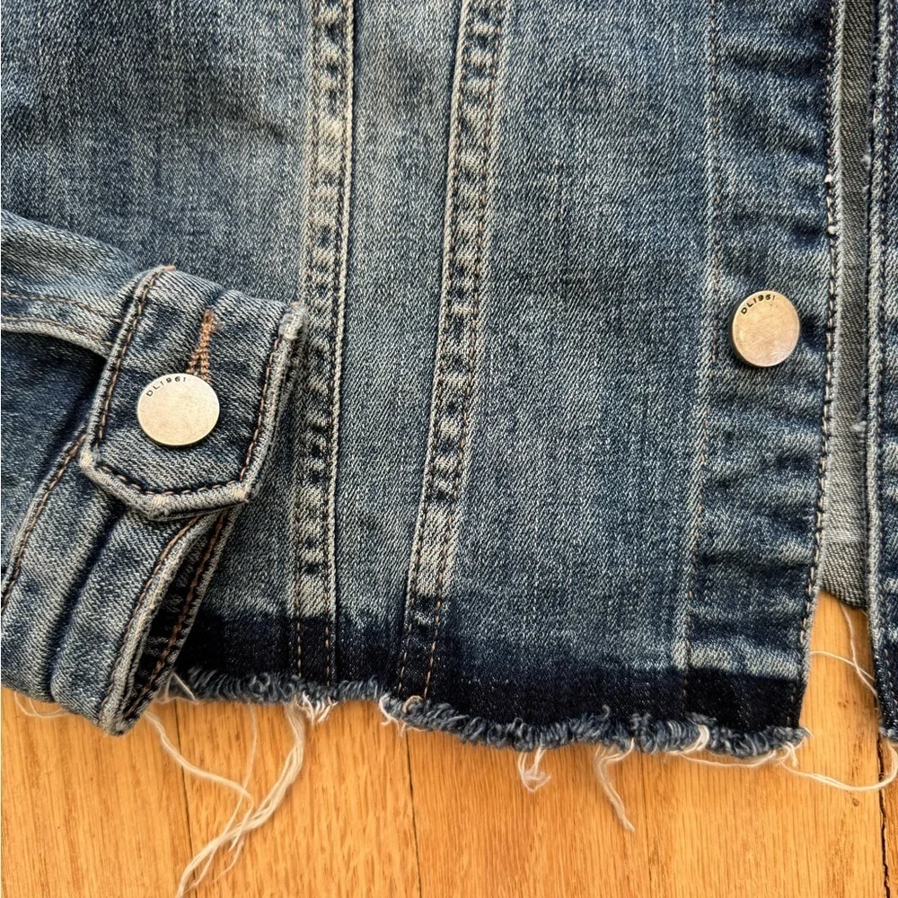 Girls DL1961 Cropped Denim Jacket
